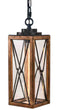 Outdoor Pendant Light Farmhouse Exterior Hanging Lantern with Clear Glass Shade for Porch, Patio, Entryway, ETL List - 5.47"L x 5.47"W x 15.63"H Load image into Gallery viewer, Outdoor Pendant Light Farmhouse Exterior Hanging Lantern with Clear Glass Shade for Porch, Patio, Entryway, ETL List - 5.47"L x 5.47"W x 15.63"H