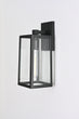 1-Light, Wall Mount Light with Clear Glass, Black, Wall Lamp for Outside House - 5.75"L x 6.1"W x 13.78"H Load image into Gallery viewer, 1-Light, Wall Mount Light with Clear Glass, Black, Wall Lamp for Outside House - 5.75"L x 6.1"W x 13.78"H