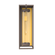 1 - Light, 21 - Inch Bronze Outdoor Rectangular Wall Light, E26 Socket 1X60W, Clear Glass, 21" H x 7" W, Extends 6" from the wall - LEDMyPlace Load image into Gallery viewer, 1 - Light, 21 - Inch Bronze Outdoor Rectangular Wall Light, E26 Socket 1X60W, Clear Glass, 21" H x 7" W, Extends 6" from the wall - LEDMyPlace