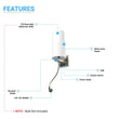 1 - Light, Acrylic Shade Indoor Wall Sconce Light with 1 Switch, 1usb & 1outlet, Brushed Nickel Finish, Bedside Wall Lights w/ 1W LED Reading Lamp, for Bedroom Living Room Hotels - LEDMyPlace Load image into Gallery viewer, 1 - Light, Acrylic Shade Indoor Wall Sconce Light with 1 Switch, 1usb & 1outlet, Brushed Nickel Finish, Bedside Wall Lights w/ 1W LED Reading Lamp, for Bedroom Living Room Hotels - LEDMyPlace