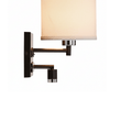 1 - Light Bedside Wall Sconce Lighting with Adjustable LED Reading Light, Black Metal Finish w/ White Fabric Shade, W/ LED 1W 1USB, 2 Switchs &1 Outlet, for Bedroom Living Room Hotels - LEDMyPlace Load image into Gallery viewer, 1 - Light Bedside Wall Sconce Lighting with Adjustable LED Reading Light, Black Metal Finish w/ White Fabric Shade, W/ LED 1W 1USB, 2 Switchs &1 Outlet, for Bedroom Living Room Hotels - LEDMyPlace