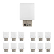 1 - Light, Decorative Wall Sconces Light with 1 Switch, 1 USB, 1 Type C & 1 Outlet, Satin Nickel Finish w/ White shade, Wall Mounted Lamps for Home Hotel Corridor Restaurant - LEDMyPlace Load image into Gallery viewer, 1 - Light, Decorative Wall Sconces Light with 1 Switch, 1 USB, 1 Type C & 1 Outlet, Satin Nickel Finish w/ White shade, Wall Mounted Lamps for Home Hotel Corridor Restaurant - LEDMyPlace