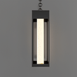 1 - Light LED Integrated Black Outdoor Ceiling Light, 11W 3CCT, Bubble Glass, Pendant - LEDMyPlace Load image into Gallery viewer, 1 - Light LED Integrated Black Outdoor Ceiling Light, 11W 3CCT, Bubble Glass, Pendant - LEDMyPlace