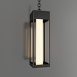 1 - Light LED Integrated Black Outdoor Ceiling Light, 11W 3CCT, Bubble Glass, Pendant - LEDMyPlace Load image into Gallery viewer, 1 - Light LED Integrated Black Outdoor Ceiling Light, 11W 3CCT, Bubble Glass, Pendant - LEDMyPlace