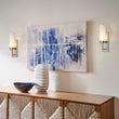 1 - Light, LED Wall Sconce Light, Brushed Nickel with Opal Glass Shade, Decorative Wall Lamp, Hallway Light Fixtures, Dim: W4.6"xH15"xE3.5" - LEDMyPlace Load image into Gallery viewer, 1 - Light, LED Wall Sconce Light, Brushed Nickel with Opal Glass Shade, Decorative Wall Lamp, Hallway Light Fixtures, Dim: W4.6"xH15"xE3.5" - LEDMyPlace