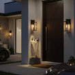 1 - Light Motion Sensor Outdoor Wall Sconce,Dusk to Dawn Sensor Outdoor Lights for House,Waterproof Wall Lantern,Matte Black Finish with Clear Glass Shade - 5.75"L x 6.02"W x 14.29"H - LEDMyPlace Load image into Gallery viewer, 1 - Light Motion Sensor Outdoor Wall Sconce,Dusk to Dawn Sensor Outdoor Lights for House,Waterproof Wall Lantern,Matte Black Finish with Clear Glass Shade - 5.75"L x 6.02"W x 14.29"H - LEDMyPlace