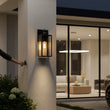1 - Light Motion Sensor Outdoor Wall Sconce,Dusk to Dawn Sensor Outdoor Lights for House,Waterproof Wall Lantern,Matte Black Finish with Clear Glass Shade - 5.75"L x 6.02"W x 14.29"H - LEDMyPlace Load image into Gallery viewer, 1 - Light Motion Sensor Outdoor Wall Sconce,Dusk to Dawn Sensor Outdoor Lights for House,Waterproof Wall Lantern,Matte Black Finish with Clear Glass Shade - 5.75"L x 6.02"W x 14.29"H - LEDMyPlace