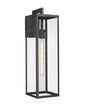 1 - Light, Outdoor Wall Light, E26 Socket 1X60W, Matte Black, 25" H x 7" W. Extends 10" from the wall, Clear Glass Panels - LEDMyPlace Load image into Gallery viewer, 1 - Light, Outdoor Wall Light, E26 Socket 1X60W, Matte Black, 25" H x 7" W. Extends 10" from the wall, Clear Glass Panels - LEDMyPlace