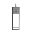 1 - Light, Outdoor Wall Light, E26 Socket 1X60W, Matte Black, 25" H x 7" W. Extends 10" from the wall, Clear Glass Panels - LEDMyPlace Load image into Gallery viewer, 1 - Light, Outdoor Wall Light, E26 Socket 1X60W, Matte Black, 25" H x 7" W. Extends 10" from the wall, Clear Glass Panels - LEDMyPlace