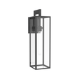 1 - Light, Outdoor Wall Light, E26 Socket 1X60W, Matte Black, 25" H x 7" W. Extends 10" from the wall, Clear Glass Panels - LEDMyPlace Load image into Gallery viewer, 1 - Light, Outdoor Wall Light, E26 Socket 1X60W, Matte Black, 25" H x 7" W. Extends 10" from the wall, Clear Glass Panels - LEDMyPlace