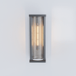 1 Light Outdoor Wall Sconce, Black, Clear Glass, E26 Base, 1X60W, Wall Light Fixtures - LEDMyPlace Load image into Gallery viewer, 1 Light Outdoor Wall Sconce, Black, Clear Glass, E26 Base, 1X60W, Wall Light Fixtures - LEDMyPlace