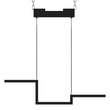 1 - Lights, Modern Linear Chandelier Light, 16W, 3000K, 800LM, Suspension Fixture, Matte black Body Finish, Dimmable, 31.5''×1.3''×71'' (Dimension) - LEDMyPlace Load image into Gallery viewer, 1 - Lights, Modern Linear Chandelier Light, 16W, 3000K, 800LM, Suspension Fixture, Matte black Body Finish, Dimmable, 31.5''×1.3''×71'' (Dimension) - LEDMyPlace