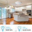 10.5 Inch Mushroom Shape LED Flush Mount Ceiling Light - 12.5 Watt, 1050 Lumens - Dimmable - Round Ceiling Light - LEDMyPlace Load image into Gallery viewer, 10.5 Inch Mushroom Shape LED Flush Mount Ceiling Light - 12.5 Watt, 1050 Lumens - Dimmable - Round Ceiling Light - LEDMyPlace