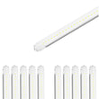 T8 8ft LED Tube/Bulb - 32/36/40/48W Wattage Adjustable, 130lm/w, 3000K/4000K/5000K/6500K CCT Changeable, Clear, R17D Base,- Ballast Bypass Load image into Gallery viewer, T8 8ft LED Tube/Bulb - 32/36/40/48W Wattage Adjustable, 130lm/w, 3000K/4000K/5000K/6500K CCT Changeable, Clear, R17D Base,- Ballast Bypass