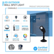 10W LED Spotlight, Dimmable, 900 Lumens, Textured Black Finish, ETL Listed - LEDMyPlace Load image into Gallery viewer, 10W LED Spotlight, Dimmable, 900 Lumens, Textured Black Finish, ETL Listed - LEDMyPlace