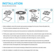 11 in. Square Single Ring Flush Mount Ceiling Light, 1050LM, Power 15W, AC120V, 4000K Dimmable Brushed Nickel, Hallway Light Fixture - LEDMyPlace Load image into Gallery viewer, 11 in. Square Single Ring Flush Mount Ceiling Light, 1050LM, Power 15W, AC120V, 4000K Dimmable Brushed Nickel, Hallway Light Fixture - LEDMyPlace