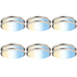 12 Inch Dimmable LED Flush Mount Ceiling Lights, Double Ring, 15W 1050LM, 2700K/3000K/3500K/4000K /5000K Changeable Ceiling Lights, Brushed Nickel Finish Ceiling Lamp For Kitchen Hallway Bedroom Laundry Load image into Gallery viewer, 12 Inch Dimmable LED Flush Mount Ceiling Lights, Double Ring, 15W 1050LM, 2700K/3000K/3500K/4000K /5000K Changeable Ceiling Lights, Brushed Nickel Finish Ceiling Lamp For Kitchen Hallway Bedroom Laundry