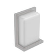 12W Rectangle Shape LED Outdoor Wall Sconce, Painted Silver Finish, White Acrylic Shade, ETL Listed - LEDMyPlace Load image into Gallery viewer, 12W Rectangle Shape LED Outdoor Wall Sconce, Painted Silver Finish, White Acrylic Shade, ETL Listed - LEDMyPlace
