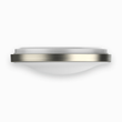 14 in. Round Brushed Nickel Dimmable Flush Mount Ceiling Light, Single Ring - 1750 Lumens - Power - 25W - 3 Color Switchable (3000K/4000K/5000K) - LEDMyPlace Load image into Gallery viewer, 14 in. Round Brushed Nickel Dimmable Flush Mount Ceiling Light, Single Ring - 1750 Lumens - Power - 25W - 3 Color Switchable (3000K/4000K/5000K) - LEDMyPlace