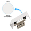 2 - Light, Wall Sconce for Bedroom with 2 Switch, 2 USB, 2 Type C & 1 Outlet, White Fabric / Acrylic Shade, Wall Mounted Lamps for Hotel, Corridor and Restaurant - LEDMyPlace Load image into Gallery viewer, 2 - Light, Wall Sconce for Bedroom with 2 Switch, 2 USB, 2 Type C & 1 Outlet, White Fabric / Acrylic Shade, Wall Mounted Lamps for Hotel, Corridor and Restaurant - LEDMyPlace