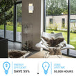 2 - Lights, Indoor LED Wall Sconce 11W 3000K (Warm White) 605LM 120V CRI: 80+, Dimmable, Living Room Wall Lighting - LEDMyPlace Load image into Gallery viewer, 2 - Lights, Indoor LED Wall Sconce 11W 3000K (Warm White) 605LM 120V CRI: 80+, Dimmable, Living Room Wall Lighting - LEDMyPlace