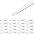 T8 8ft LED Tube/Bulb - 32/36/40/48W Wattage Adjustable, 130lm/w, 3000K/4000K/5000K/6500K CCT Changeable, Clear, R17D Base,- Ballast Bypass Load image into Gallery viewer, T8 8ft LED Tube/Bulb - 32/36/40/48W Wattage Adjustable, 130lm/w, 3000K/4000K/5000K/6500K CCT Changeable, Clear, R17D Base,- Ballast Bypass