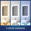 24 in. x 36 in. LED Lighted Bathroom Vanity Mirror, On/Off Touch Switch, CRI 90+, CCT Changeable With Remembrance, Anti - Fog Mirror, Wall Mounted Makeup Vanity Mirror, Window Style - LEDMyPlace Load image into Gallery viewer, 24 in. x 36 in. LED Lighted Bathroom Vanity Mirror, On/Off Touch Switch, CRI 90+, CCT Changeable With Remembrance, Anti - Fog Mirror, Wall Mounted Makeup Vanity Mirror, Window Style - LEDMyPlace