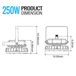 250 Watt LED Explosion Proof Lighting, B Series, Dimmable, 5000K, 35000LM, AC100 - 277V, IP66, Ideal for Oil & Gas Refineries, Drilling Rigs, Petrochemical Facilities - LEDMyPlace Load image into Gallery viewer, 250 Watt LED Explosion Proof Lighting, B Series, Dimmable, 5000K, 35000LM, AC100 - 277V, IP66, Ideal for Oil & Gas Refineries, Drilling Rigs, Petrochemical Facilities - LEDMyPlace