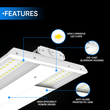 2FT LED Linear High Bay Shop Light, 110W, 5700K, 15000LM, 120 - 277VAC, 0 - 10V Dim, UL DLC Listed, Linear Hanging Light for Warehouse Workshops - 2 Pack - LEDMyPlace Load image into Gallery viewer, 2FT LED Linear High Bay Shop Light, 110W, 5700K, 15000LM, 120 - 277VAC, 0 - 10V Dim, UL DLC Listed, Linear Hanging Light for Warehouse Workshops - 2 Pack - LEDMyPlace