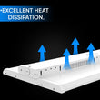 2FT LED Linear High Bay Shop Light, 110W, 5700K, 15000LM, 120 - 277VAC, 0 - 10V Dim, UL DLC Listed, Linear Hanging Light for Warehouse Workshops - 2 Pack - LEDMyPlace Load image into Gallery viewer, 2FT LED Linear High Bay Shop Light, 110W, 5700K, 15000LM, 120 - 277VAC, 0 - 10V Dim, UL DLC Listed, Linear Hanging Light for Warehouse Workshops - 2 Pack - LEDMyPlace