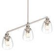3 - Lights Bell Shape Kitchen Island Pendant Lighting, Clear Glass Shade, E26 Base, UL Listed - LEDMyPlace Load image into Gallery viewer, 3 - Lights Bell Shape Kitchen Island Pendant Lighting, Clear Glass Shade, E26 Base, UL Listed - LEDMyPlace