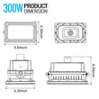 300 Watt LED Explosion Proof Lighting, A Series, Dimmable, 5000K, 42000LM, AC100 - 277V, IP66, Ideal for Oil & Gas Refineries, Drilling Rigs, Petrochemical Facilities - LEDMyPlace Load image into Gallery viewer, 300 Watt LED Explosion Proof Lighting, A Series, Dimmable, 5000K, 42000LM, AC100 - 277V, IP66, Ideal for Oil & Gas Refineries, Drilling Rigs, Petrochemical Facilities - LEDMyPlace
