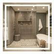 36 in. X 36 in. LED Lighted Bathroom Vanity Mirror, Anti Fog, CRI 90+, Adjustable Color Temperature & Remembrance, Makeup Mirror, Touch Button, Inner Window Style - LEDMyPlace Load image into Gallery viewer, 36 in. X 36 in. LED Lighted Bathroom Vanity Mirror, Anti Fog, CRI 90+, Adjustable Color Temperature & Remembrance, Makeup Mirror, Touch Button, Inner Window Style - LEDMyPlace