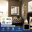 36 in. X 36 in. LED Lighted Bathroom Vanity Mirror, Anti Fog, CRI 90+, Adjustable Color Temperature & Remembrance, Makeup Mirror, Touch Button, Inner Window Style - LEDMyPlace Load image into Gallery viewer, 36 in. X 36 in. LED Lighted Bathroom Vanity Mirror, Anti Fog, CRI 90+, Adjustable Color Temperature & Remembrance, Makeup Mirror, Touch Button, Inner Window Style - LEDMyPlace