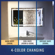 36 in. x 48 in. Vanity Mirror with Lights, Anti - Fog, CRI 90+, Makeup Mirror with Lights, Touch Switch Control, CCT Adjustable With Remembrance, LED Mirror for Bathroom, Inner Window Style - LEDMyPlace Load image into Gallery viewer, 36 in. x 48 in. Vanity Mirror with Lights, Anti - Fog, CRI 90+, Makeup Mirror with Lights, Touch Switch Control, CCT Adjustable With Remembrance, LED Mirror for Bathroom, Inner Window Style - LEDMyPlace