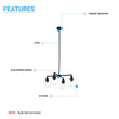 4 - Lights Chandelier Lighting Fixture, Clear Glass Chandelier for Kitchen, Coffee Bar, E26 Base - LEDMyPlace Load image into Gallery viewer, 4 - Lights Chandelier Lighting Fixture, Clear Glass Chandelier for Kitchen, Coffee Bar, E26 Base - LEDMyPlace