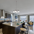 4 - Lights Chandelier Lighting Fixture, Clear Glass Chandelier for Kitchen, Coffee Bar, E26 Base - LEDMyPlace Load image into Gallery viewer, 4 - Lights Chandelier Lighting Fixture, Clear Glass Chandelier for Kitchen, Coffee Bar, E26 Base - LEDMyPlace