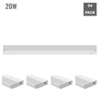 led-under-cabinet-light-120v-white-cct-changeable-3000k-4000k-5000k Load image into Gallery viewer, led-under-cabinet-light-120v-white-cct-changeable-3000k-4000k-5000k