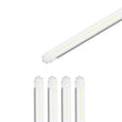 T8 8ft LED Tube/Bulb - 32/36/40/48W Wattage Adjustable, 130lm/w, 3000K/4000K/5000K/6500K CCT Changeable, Clear, R17D Base,- Ballast Bypass Load image into Gallery viewer, T8 8ft LED Tube/Bulb - 32/36/40/48W Wattage Adjustable, 130lm/w, 3000K/4000K/5000K/6500K CCT Changeable, Clear, R17D Base,- Ballast Bypass