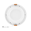4" 9W LED Slim Panel Recessed Ceiling Light CCT 2700k 3000K 3500K 4000K 5000K, with Junction Box, Round Load image into Gallery viewer, 4" 9W LED Slim Panel Recessed Ceiling Light CCT 2700k 3000K 3500K 4000K 5000K, with Junction Box, Round