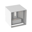 9W Square Shape LED Wall Sconce, 3000K Warm White, 500LM, Clear Glass, Wall Mount, 120V Triac Dimmable ETL Damp Location - LEDMyPlace Load image into Gallery viewer, 9W Square Shape LED Wall Sconce, 3000K Warm White, 500LM, Clear Glass, Wall Mount, 120V Triac Dimmable ETL Damp Location - LEDMyPlace
