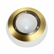 6.5″W x 10″H x 8″E Burnished Brass Wall Sconce with Frosted White Acrylic Shade and E26 Rocker-Switch Light - 4 Pack Load image into Gallery viewer, 6.5″W x 10″H x 8″E Burnished Brass Wall Sconce with Frosted White Acrylic Shade and E26 Rocker-Switch Light - 4 Pack