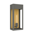 1-Light, Outdoor Wall Sconce Light, Outdoor Lantern, E26 Socket 1X60W, Clear Glass Panels, Matte Black, 18" H x 7.5" W, Extends 5.5" from the wall Load image into Gallery viewer, 1-Light, Outdoor Wall Sconce Light, Outdoor Lantern, E26 Socket 1X60W, Clear Glass Panels, Matte Black, 18" H x 7.5" W, Extends 5.5" from the wall