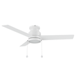 ASCOTT 52 inch 3 - Blade Flush Mount No Light Ceiling Fan with Pull Chain - LEDMyPlace Load image into Gallery viewer, ASCOTT 52 inch 3 - Blade Flush Mount No Light Ceiling Fan with Pull Chain - LEDMyPlace