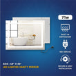 Backlit/Frontlit, Vanity Mirror with Lights, Touch Switch, Anti - Fog, Adjustable 3 - Color Temperature & Remembrance, CRI 90+, LED Mirror for Bathroom, Accord Style - LEDMyPlace Load image into Gallery viewer, Backlit/Frontlit, Vanity Mirror with Lights, Touch Switch, Anti - Fog, Adjustable 3 - Color Temperature & Remembrance, CRI 90+, LED Mirror for Bathroom, Accord Style - LEDMyPlace