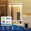 Backlit/Frontlit, Vanity Mirror with Lights, Touch Switch, Anti - Fog, Adjustable 3 - Color Temperature & Remembrance, CRI 90+, LED Mirror for Bathroom, Accord Style - LEDMyPlace Load image into Gallery viewer, Backlit/Frontlit, Vanity Mirror with Lights, Touch Switch, Anti - Fog, Adjustable 3 - Color Temperature & Remembrance, CRI 90+, LED Mirror for Bathroom, Accord Style - LEDMyPlace