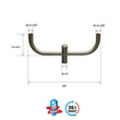 Bullhorn 2 Arms 180 Degree - LEDMyPlace Load image into Gallery viewer, Bullhorn 2 Arms 180 Degree - LEDMyPlace