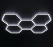 Hexagon LED Garage Light, 5 Hex Kit (24pcs), 6w/pc (Total Power 144W), 6500K, 120 - 130lm/w, AC100 - 277v,IP44, CRI:>80, For Garage, Shop, Gym, Basement, Barbershop, Warehouse, Car Detailing Shop - LEDMyPlace Load image into Gallery viewer, Hexagon LED Garage Light, 5 Hex Kit (24pcs), 6w/pc (Total Power 144W), 6500K, 120 - 130lm/w, AC100 - 277v,IP44, CRI:>80, For Garage, Shop, Gym, Basement, Barbershop, Warehouse, Car Detailing Shop - LEDMyPlace
