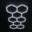 Hexagon LED Garage Light, 8 Hex Kit (35pcs), 6w/pc (Total Power 210W), 6500K, 120 - 130lm/w, AC100 - 277v,IP44, CRI:>80, For Garage, Shop, Gym, Basement, Barbershop, Warehouse, Car Detailing Shop - LEDMyPlace Load image into Gallery viewer, Hexagon LED Garage Light, 8 Hex Kit (35pcs), 6w/pc (Total Power 210W), 6500K, 120 - 130lm/w, AC100 - 277v,IP44, CRI:>80, For Garage, Shop, Gym, Basement, Barbershop, Warehouse, Car Detailing Shop - LEDMyPlace