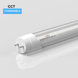 Hybrid T8 4ft LED Tube/Bulb - 22w/20w/18w/15w/ 12w/10w Wattage Adjustable, 130lm/w, 3000k/3500k/4000k/5000k/ 6000k/6500k CCT Changeable, Frosted, Base G13, Single End/Double End Power - Ballast Compatible or Bypass - LEDMyPlace Load image into Gallery viewer, Hybrid T8 4ft LED Tube/Bulb - 22w/20w/18w/15w/ 12w/10w Wattage Adjustable, 130lm/w, 3000k/3500k/4000k/5000k/ 6000k/6500k CCT Changeable, Frosted, Base G13, Single End/Double End Power - Ballast Compatible or Bypass - LEDMyPlace
